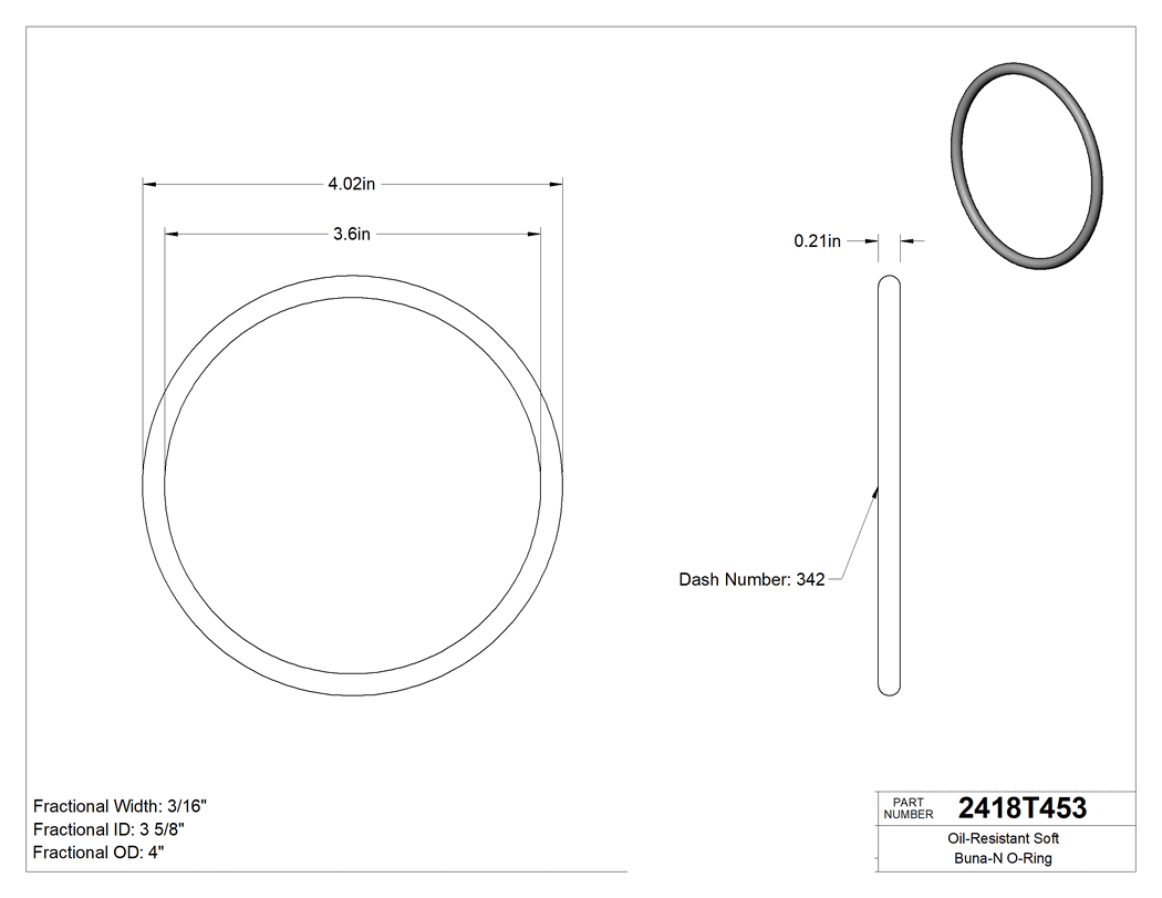 Technical drawing - 2418T453